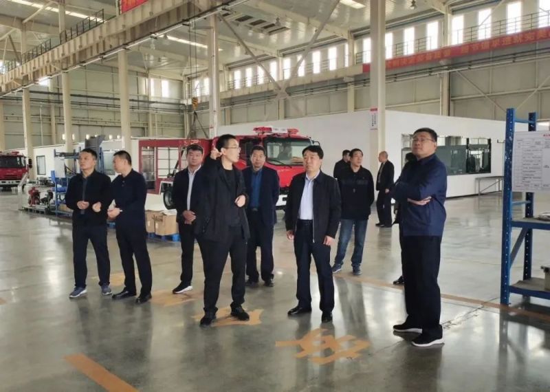 省科技廳調(diào)研組到獵鷹安陽(yáng)制造中心調(diào)研科技創(chuàng)新